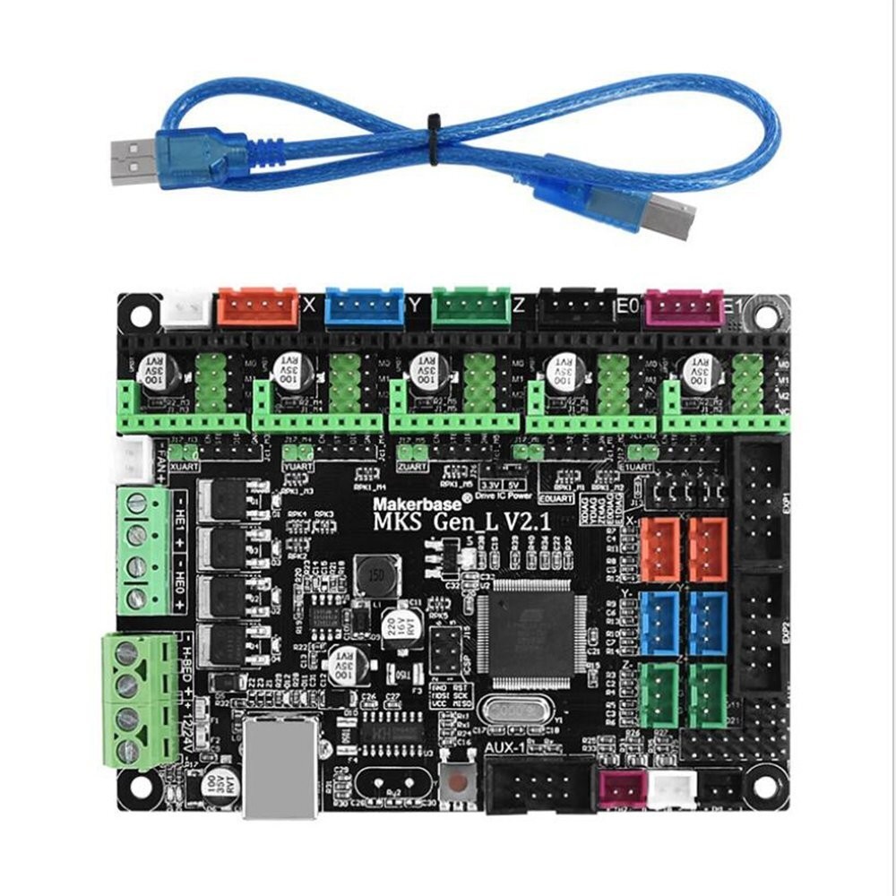 GEN-L V2.1 MKS Smoothieboard 3D Printer Control Board Motherboard for Marlin MKS