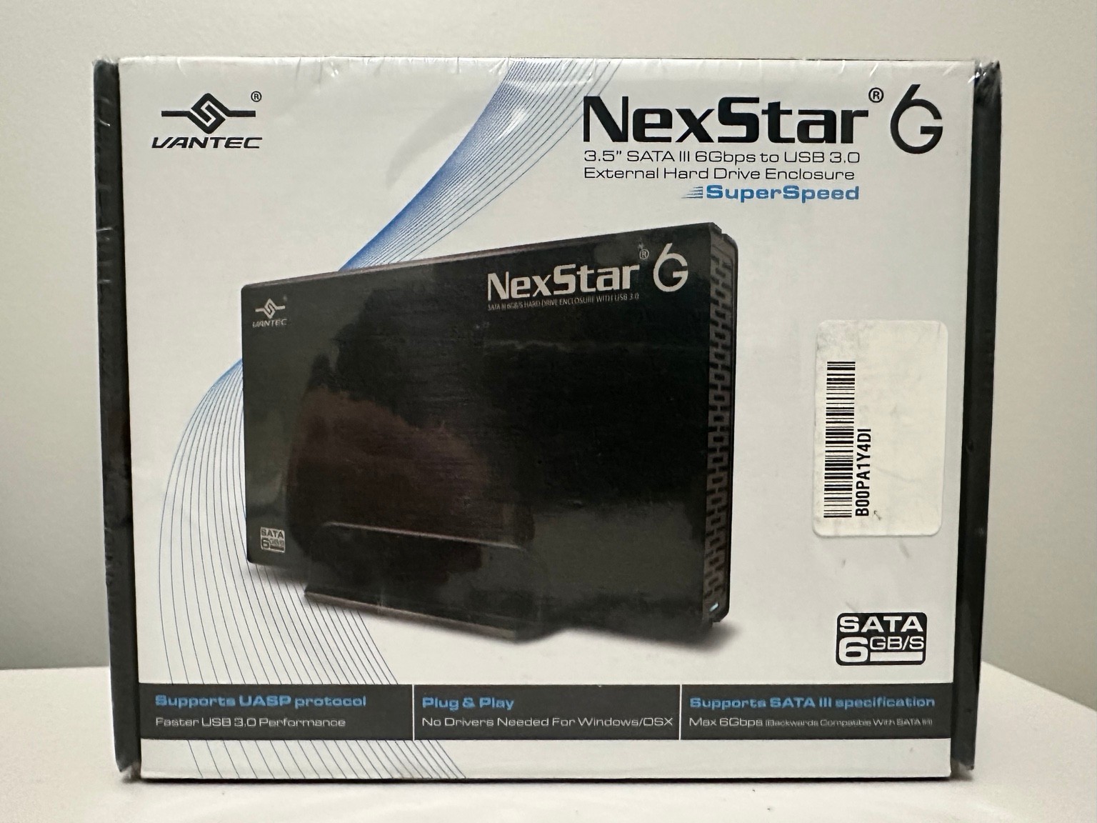 Vantec NexStar 6G NST-366S3-BK 3.5" SATA III USB 3.0 HDD Enclosure New