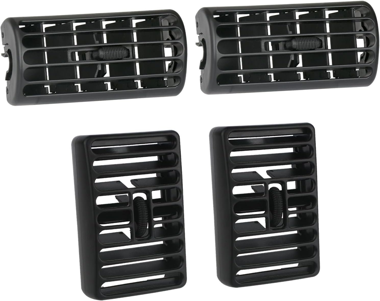 4Pcs Dashboard Air Duct Vent AC Heater Louver Outlet Grille Compatible with