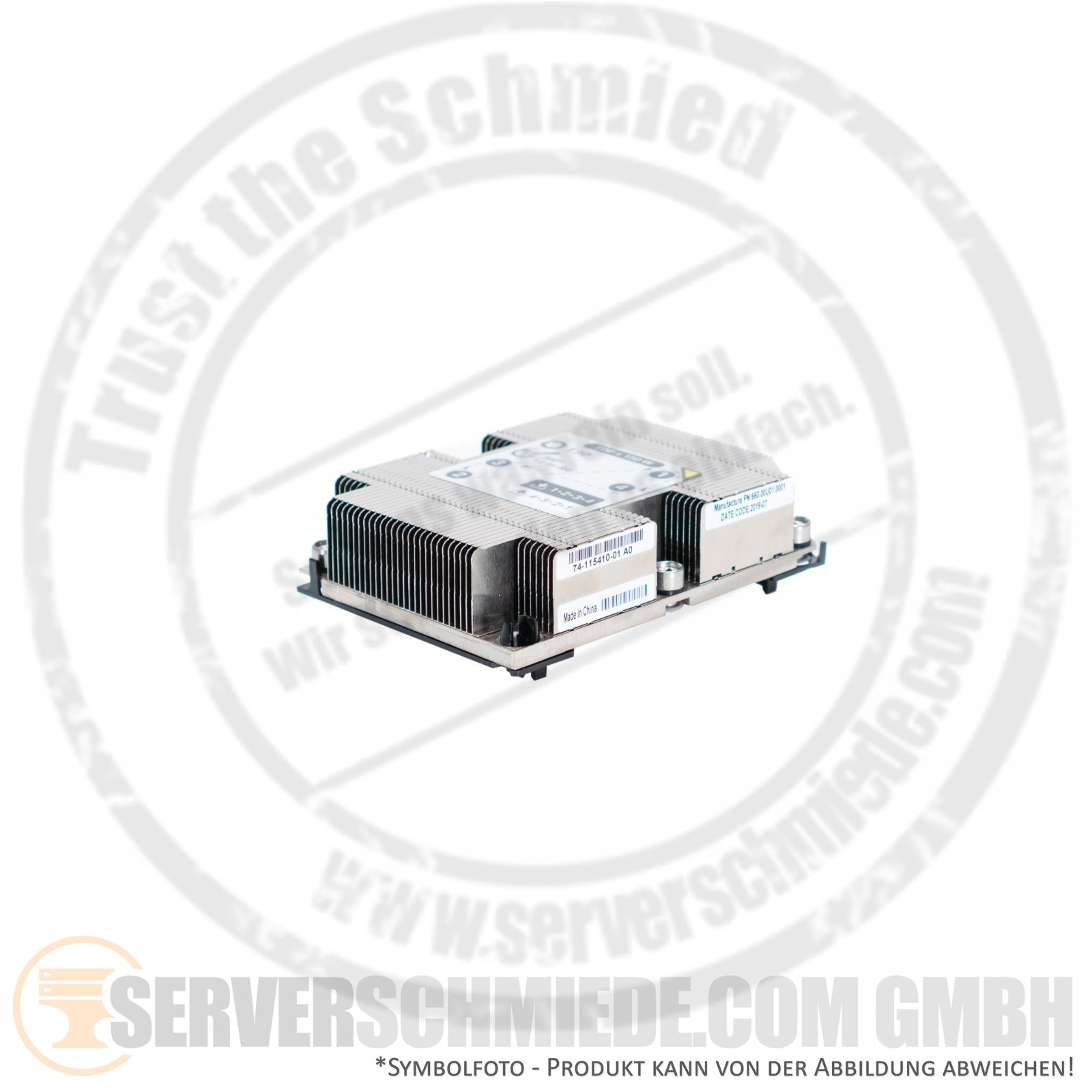 Cisco UCS C220 M5 Heatsink CPU Cooler Copper 74-115410-01