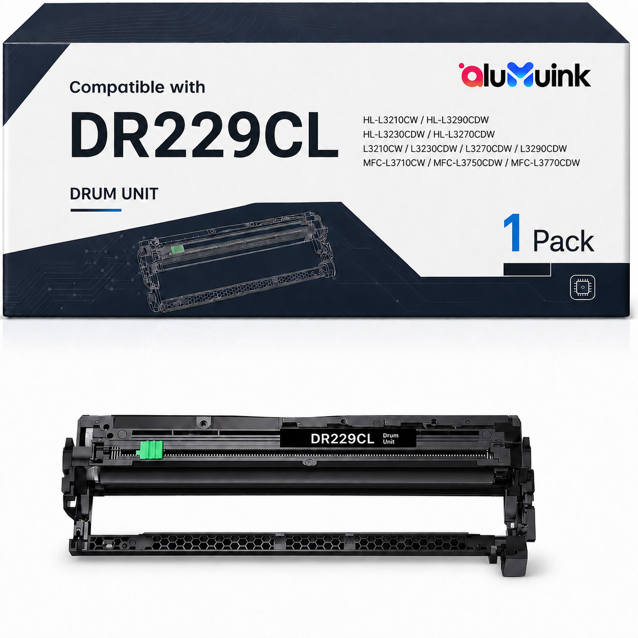 DR229CL Drum Unit 1 Pack Replacement for HL-L3280CDW, HL-L3295CDW, HL-L3300CDW