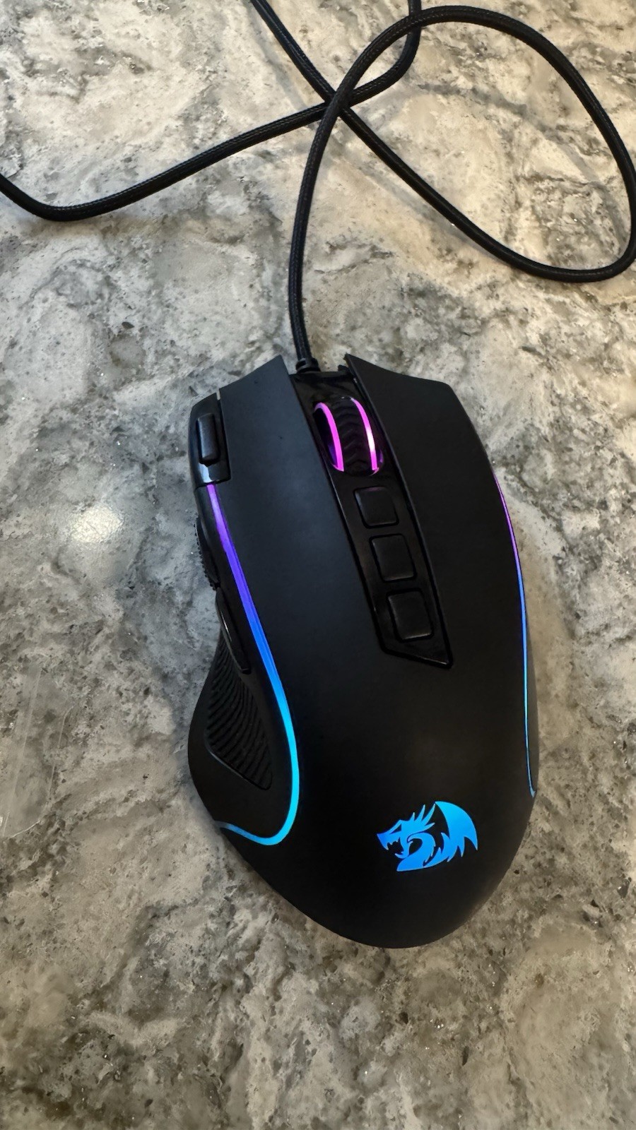 Redragon M612 Predator RGB Gaming Mouse, 8000 DPI Wired Optical Mouse