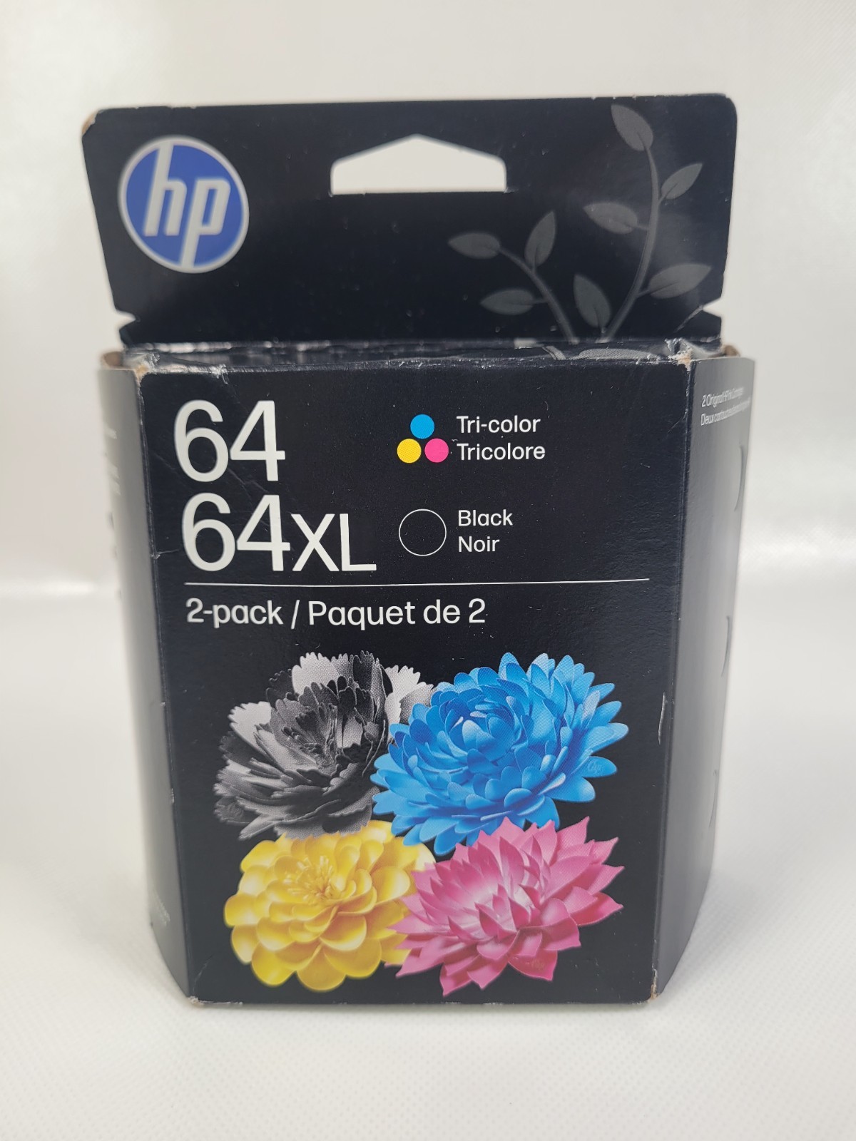 HP 64 Tri-Color & 64XL Black Ink Cartridge 2-Pack