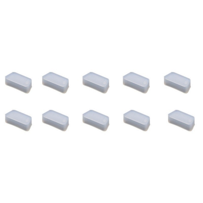 10Pcs Multipurpose DB9 VGA Port Protector Silicone Dust Cap For Laptop