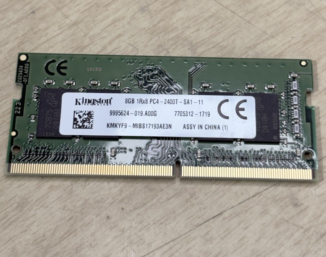Kingston 8GB 1Rx8 PC4-2400T (KMKYF9-MID) DDR4 Laptop ram