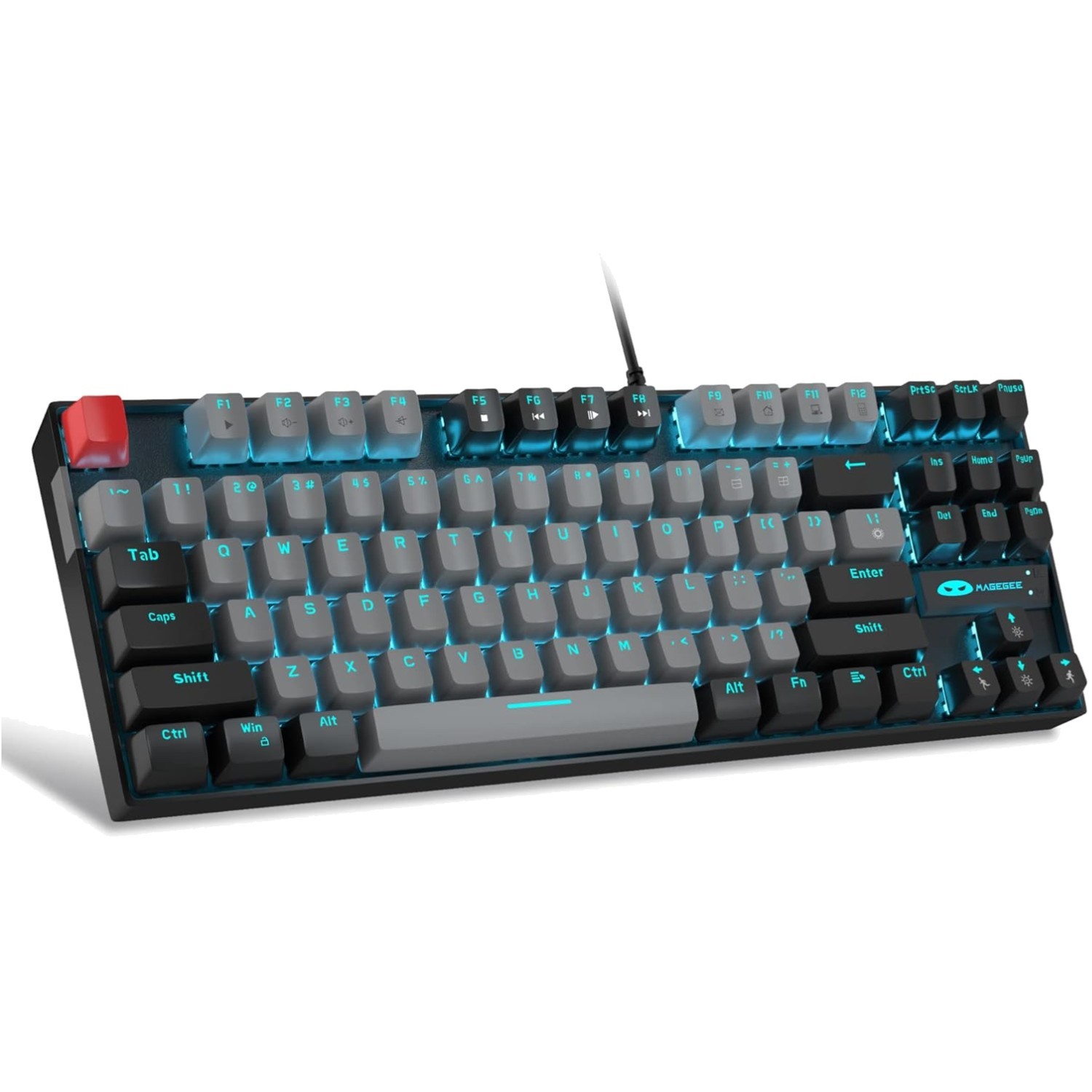 87-Key TKL Gaming Keyboard - Compact, Ergonomic & Backlit, Perfect for Gamers