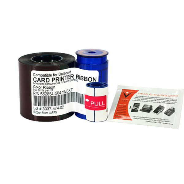 Ribbon for Datacard SP35 SP55 SP75 Card Printer 552854-504 YMCKT-500 Images