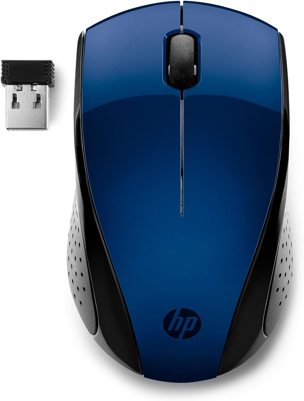 HP X3000 G3 Wireless Mouse - Blue, 15-Month Battery, Side Grips for Control
