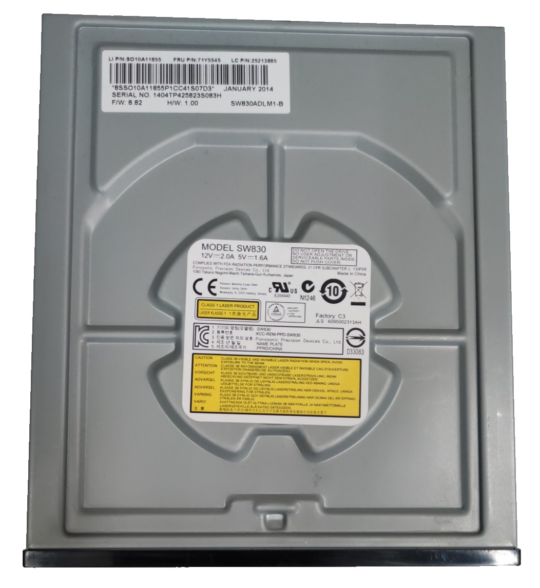 Lenovo H520e 71Y5545 Panasonic SW840 SATA CD±RW DVD±RW DL Burner Drive