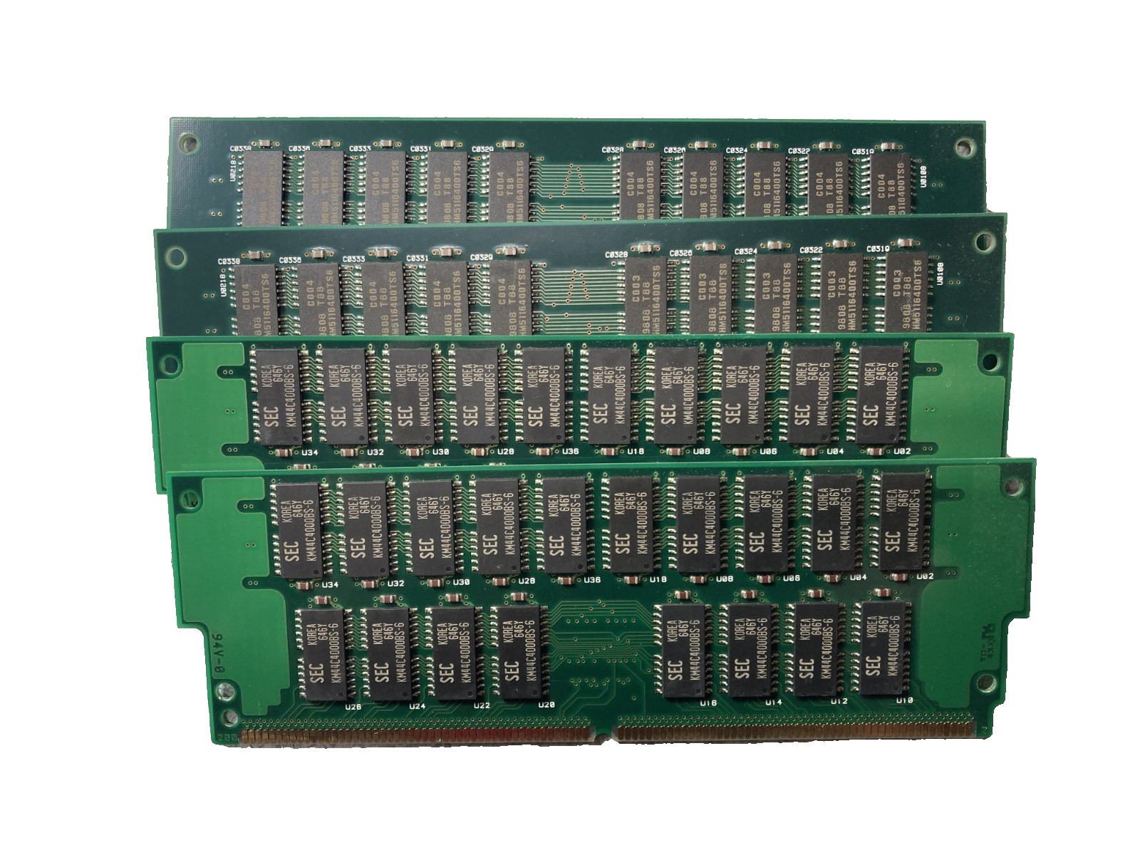 Lot of (4) Sun X7003A   501-2480 64MB 200pin 60ns ECC 5V  SS20