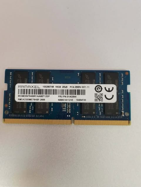 RAMAXEL 100280748 16GB 2Rx8 RC4-2666V-SE1-11  DDR4 SO-DIMM MEMORY MODULE