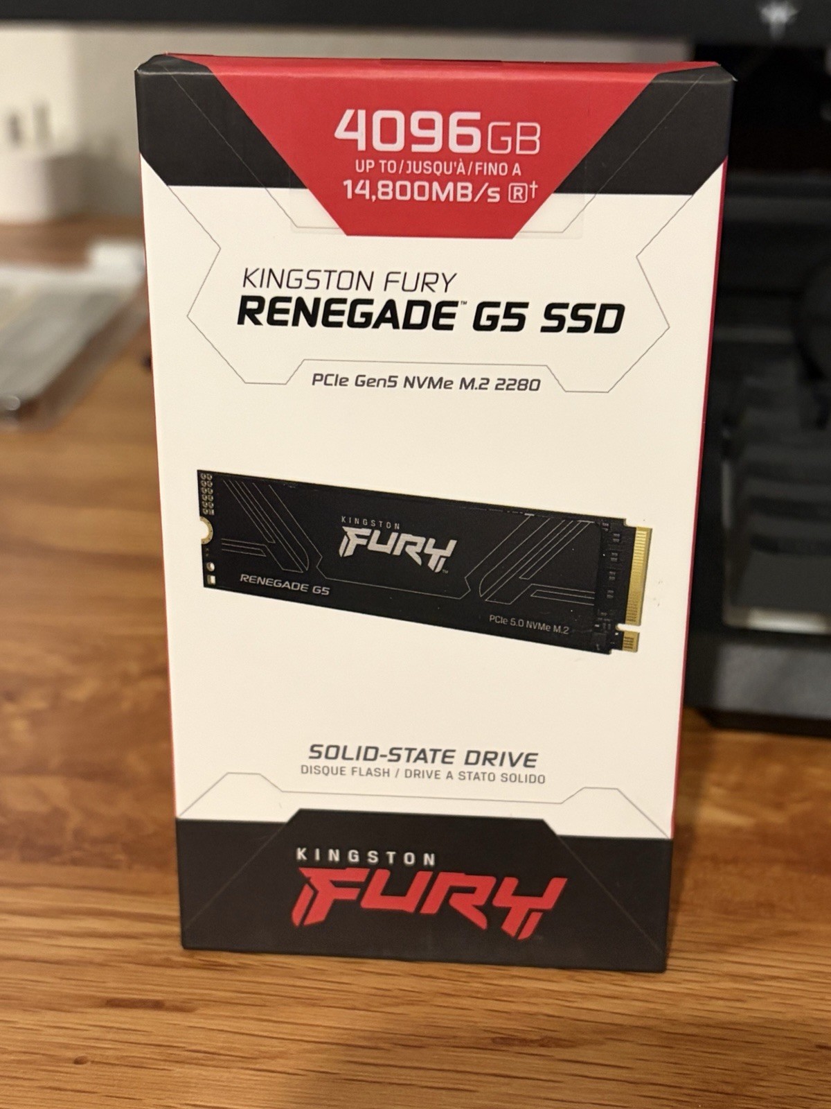 New Sealed Kingston Fury Renegade G5 4tb Nvme M.2 SSD Gen 5