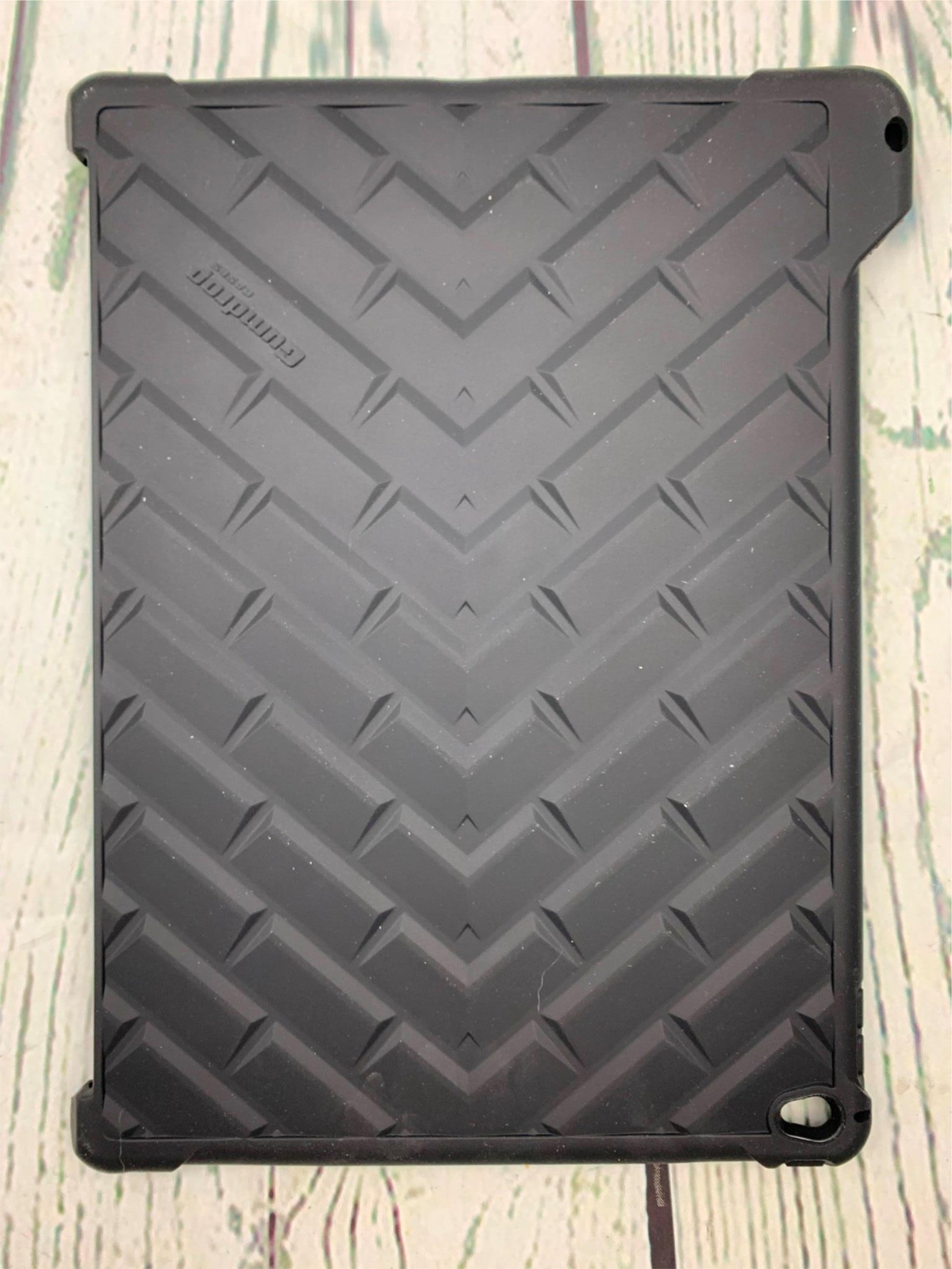 Case fits iPad Pro 12.9 1st 2nd Gen Black Shock Absorbing Rugged Extreme Drop