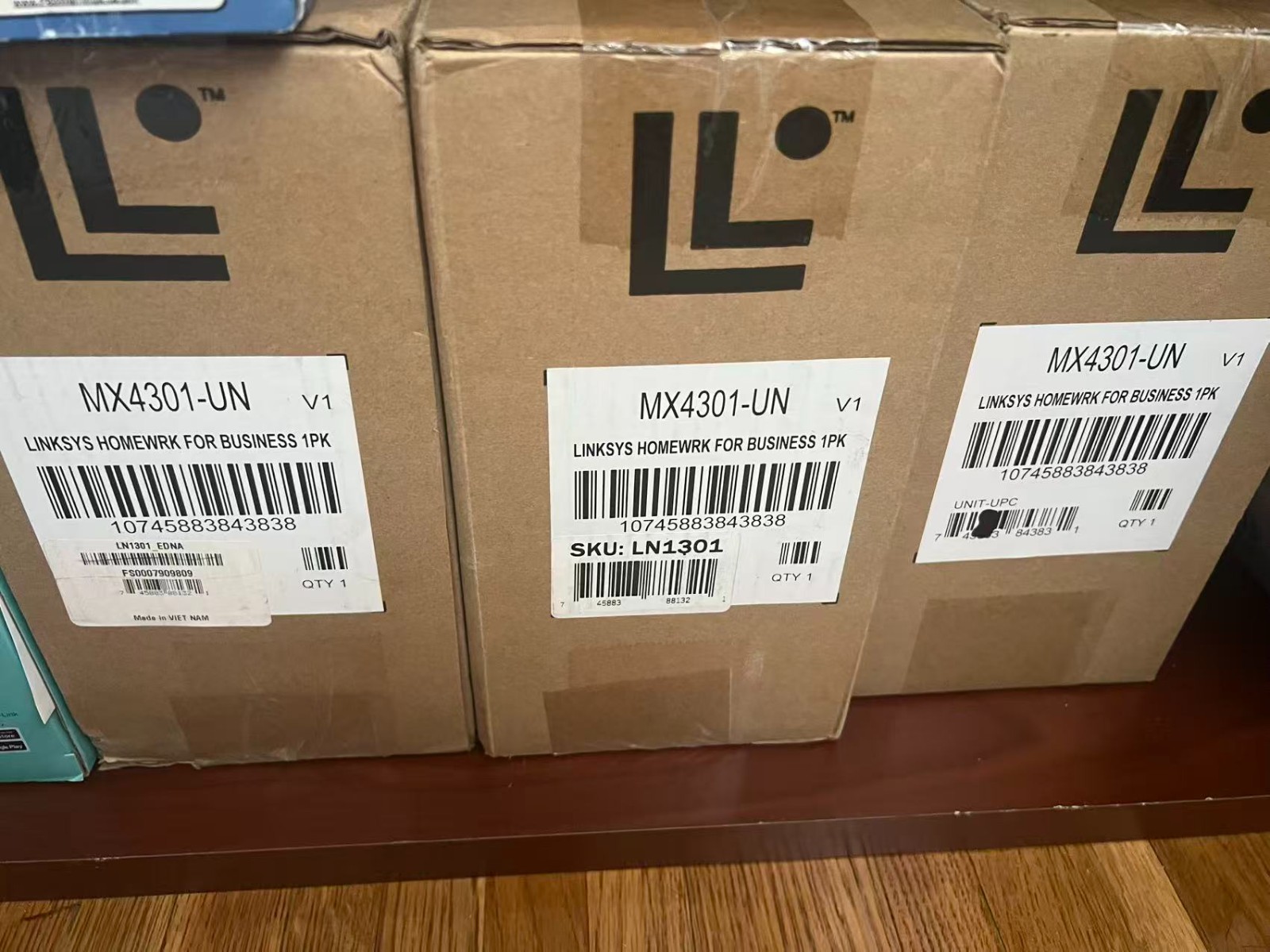 3-pack brandnew Linksys LN1301/MX4301 Tri-Band AX4200 WiFi 6 Wireless Router