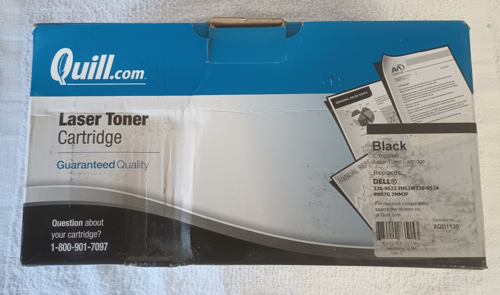 One Quill.com Replacement for Dell 330-9523, P9H7G Black Laser Toner Cartridge