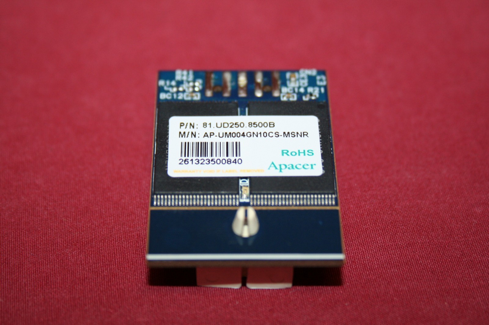 Lot of 5 Apacer 4GB UDOC AP-UM004GN10CS P/N 81.UD250.8500B-AS Shown