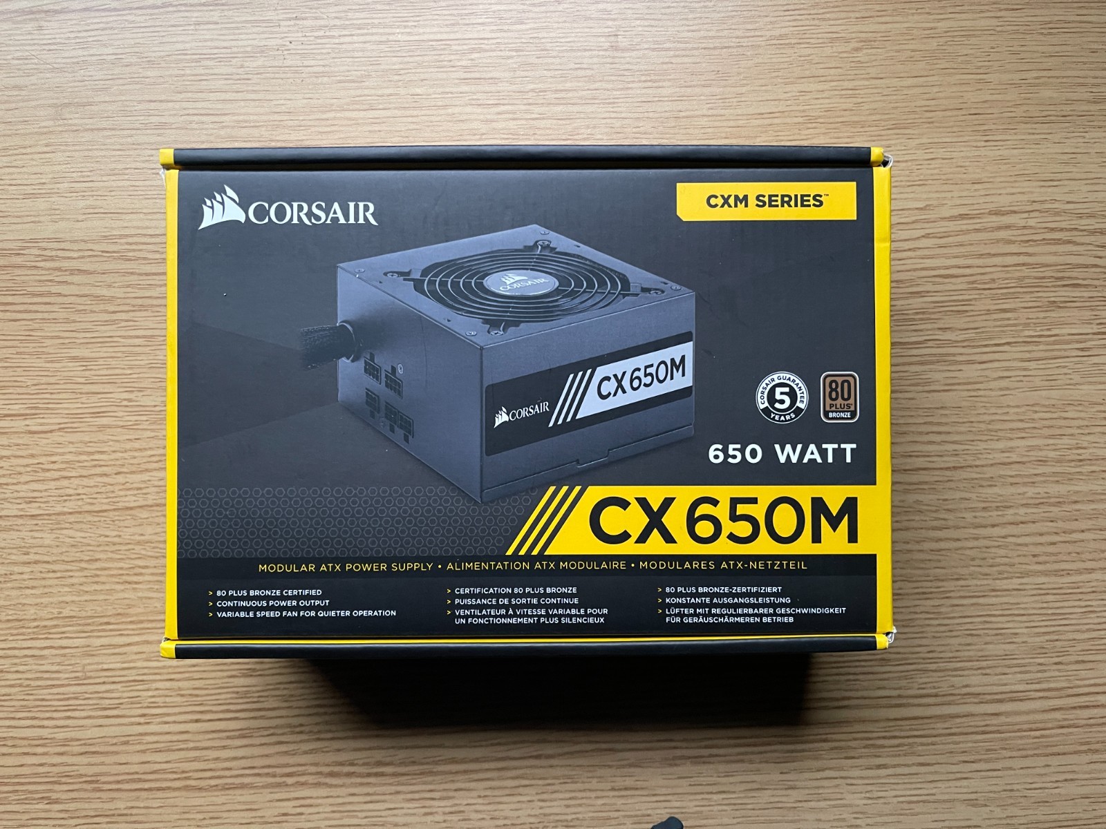 Corsair CXM Series CX650M 650 Watt 80 Plus Bronze Power Supply PSU FOR PARTS