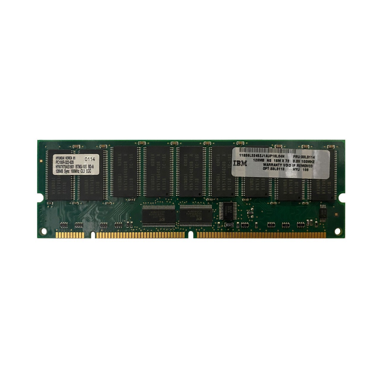 IBM 33L3114 128MB PC-100 DDR Memory Module 33L3113