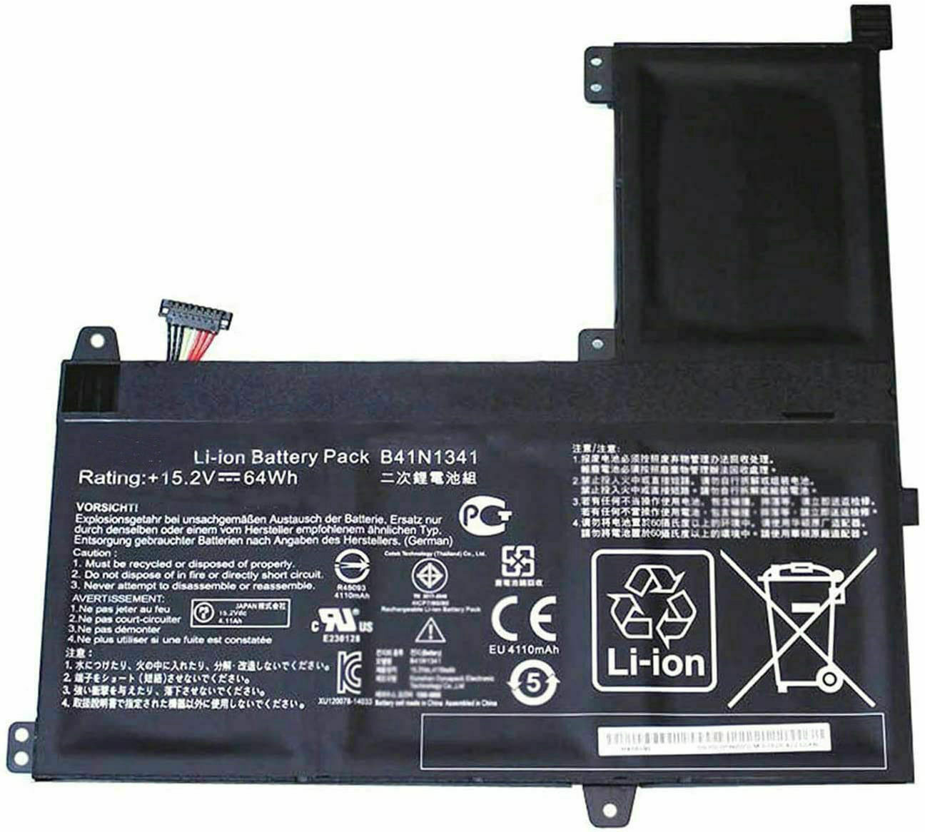  Genuine B41N1341 Battery for Asus Q502 Q502LA Q502LA-BBI5T12 Q502LA-BBI5T14 