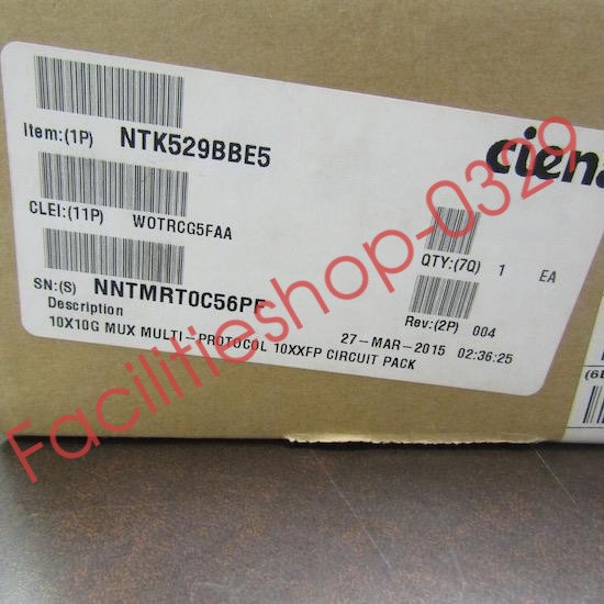 CIENA NTK529BBE5 10x10G MUX Circuit Pack WOTRCG5FAA | 10XXFP | NEW OEM DHL/FedEx
