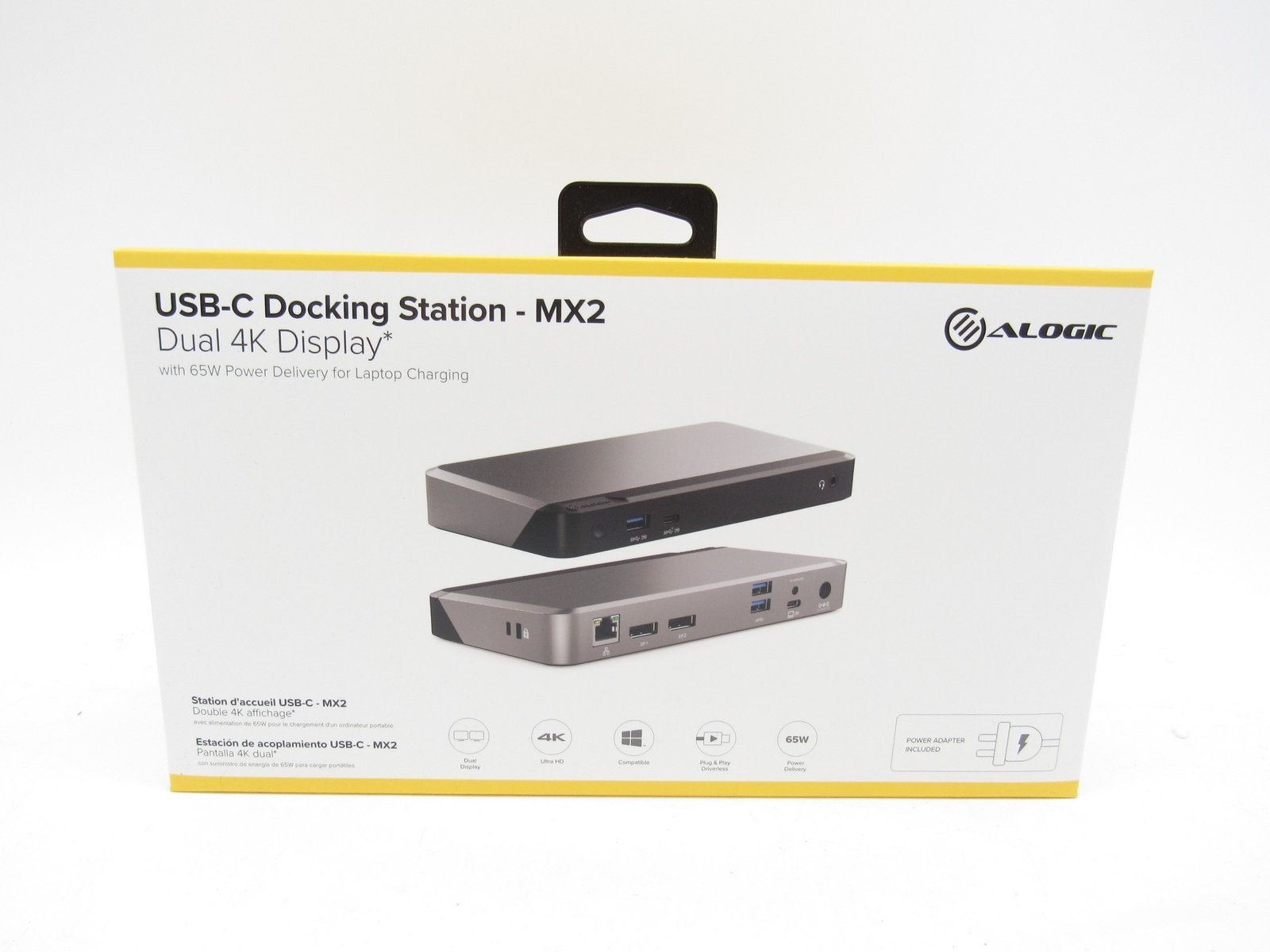 Alogic MX2 USB-C Dual 4K Display Docking Station DUPRMX2100 (New In Box)