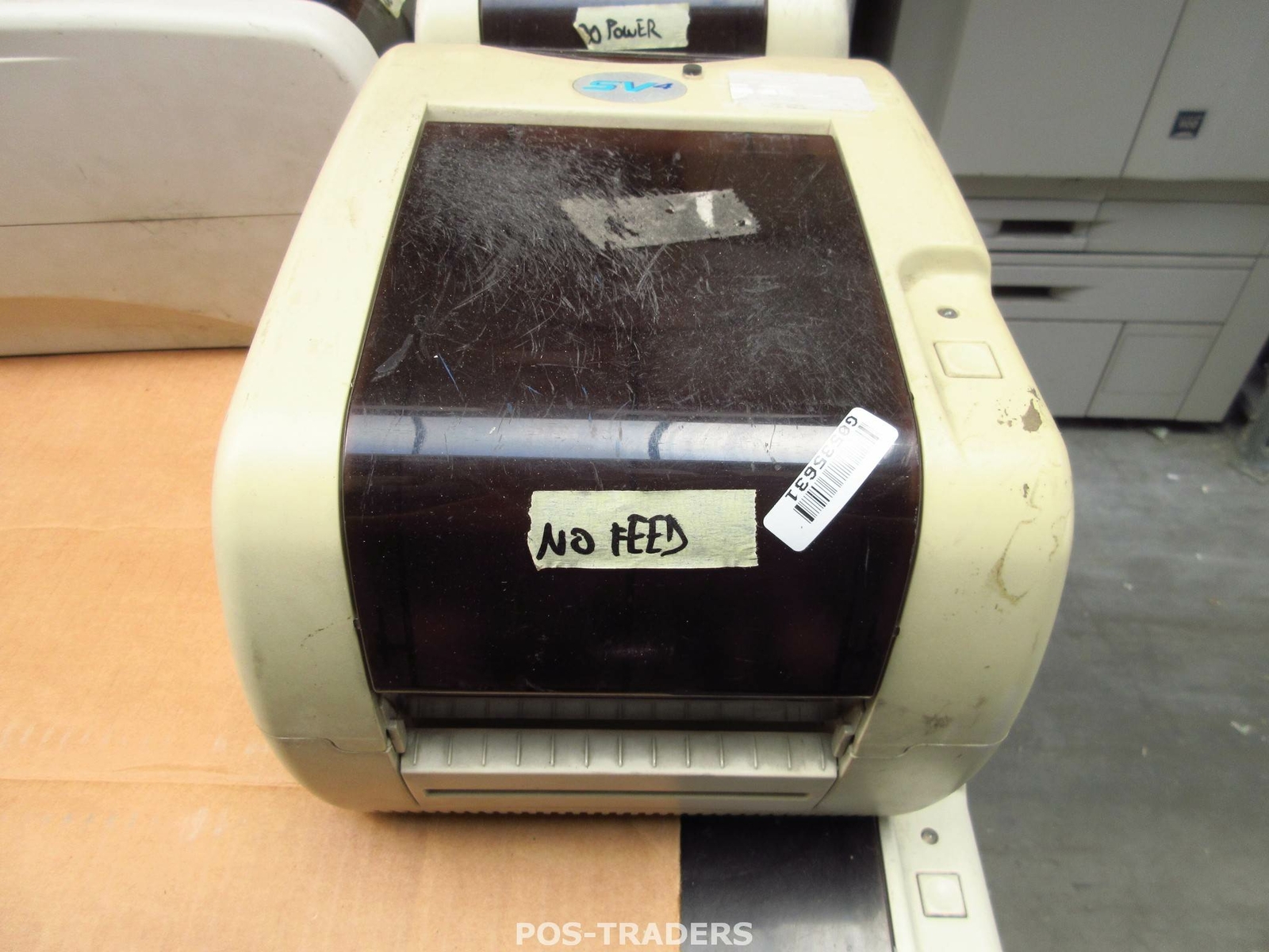 TEC SV4 USB 108mm Thermal Label Printer B-SV4T-GS10-QM-R- DOESN'T FEED