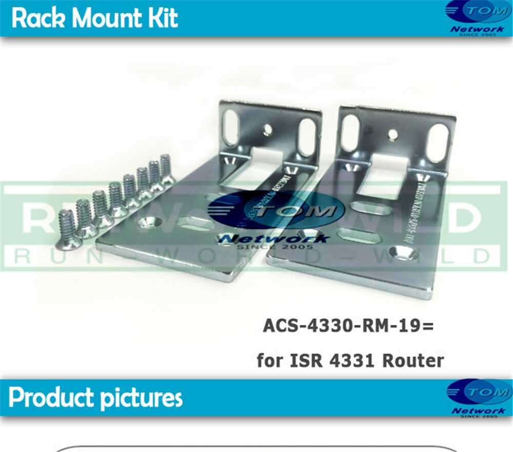 1 pair NEW ACS-4330-RM-19 Rack Mount Bracke For Cisco ISR4331-VSEC/K9