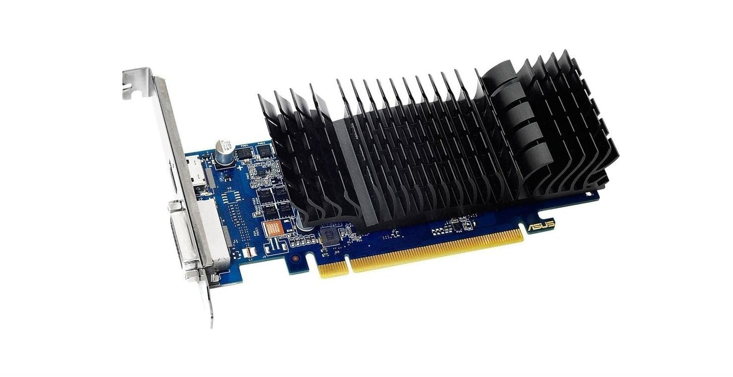 ASUS GT 1030 2GB GDDR5 OC,SILENT,No Power Required,HDMI/DVI