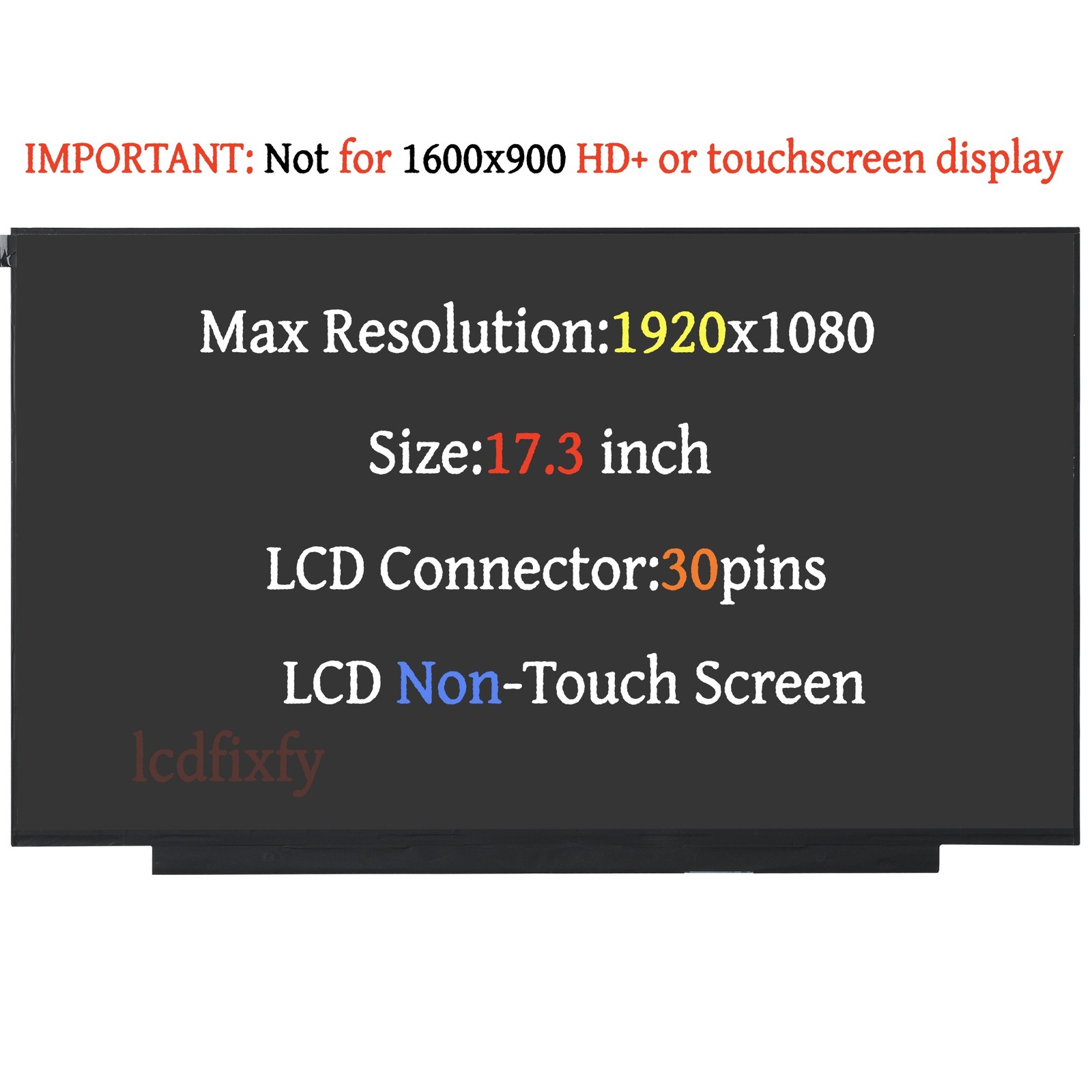 New Display for HP 17-CN2068CL 17-cn3033cl 17-cn2283st LCD LED Screen 17.3" FHD