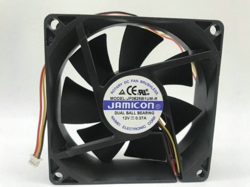 1PC New JAMICON JF0825B1UM-R DC12V 0.37A Cooling Fan Fast Shipping
