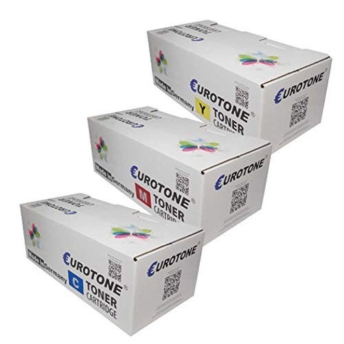 Eurotone 3x Cyan Laser Toner Cartridge Compatible with Xerox 106R01082+106R01084