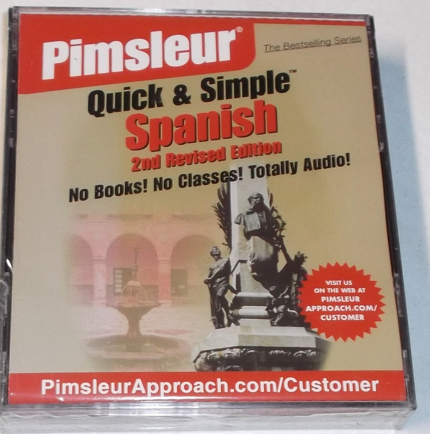 SPANISH BY PIMSLEUR QUICK AND SIMPLE (4 DVD DISCS) BRAND NEW SEALED