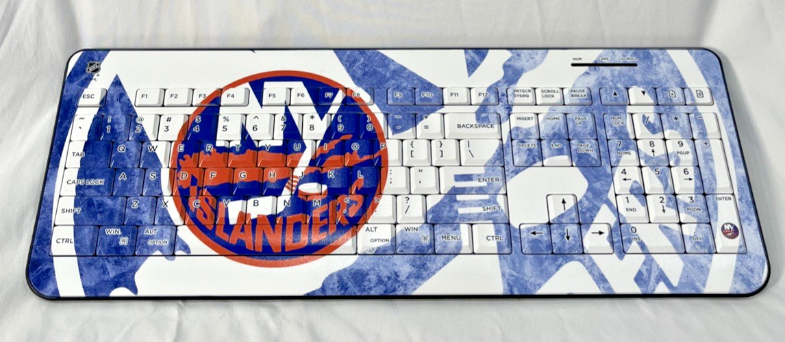 New York Islanders NHL Ice Tilt Wireless USB Keyboard