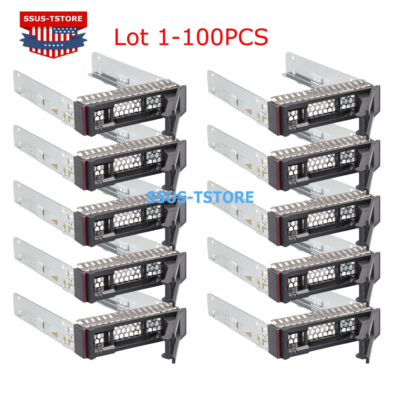 Lot Lenovo 2.5" SAS Hard Drive Tray Caddy for ST250 ST550 SR550 SR650 SM17A06246