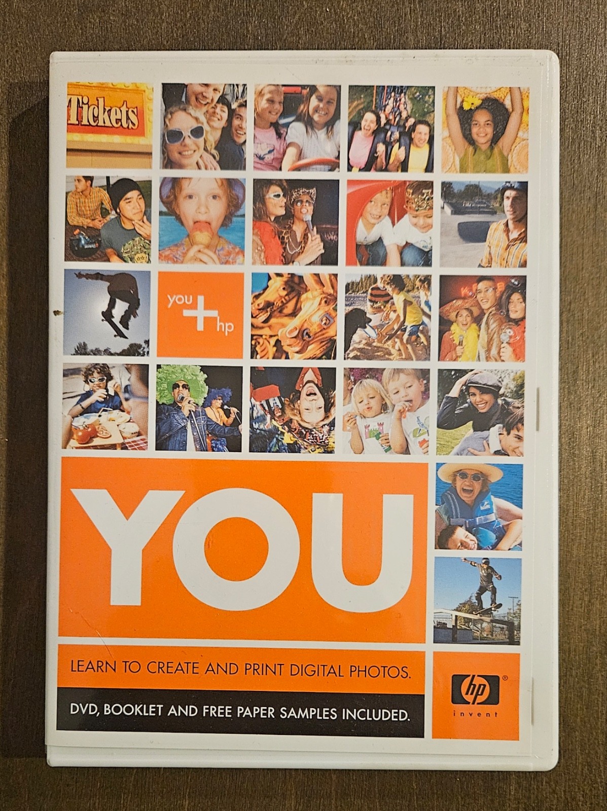 HP YOU Learn To Create & Print Digital Photos DVD, Booklet & Free Sample Papers