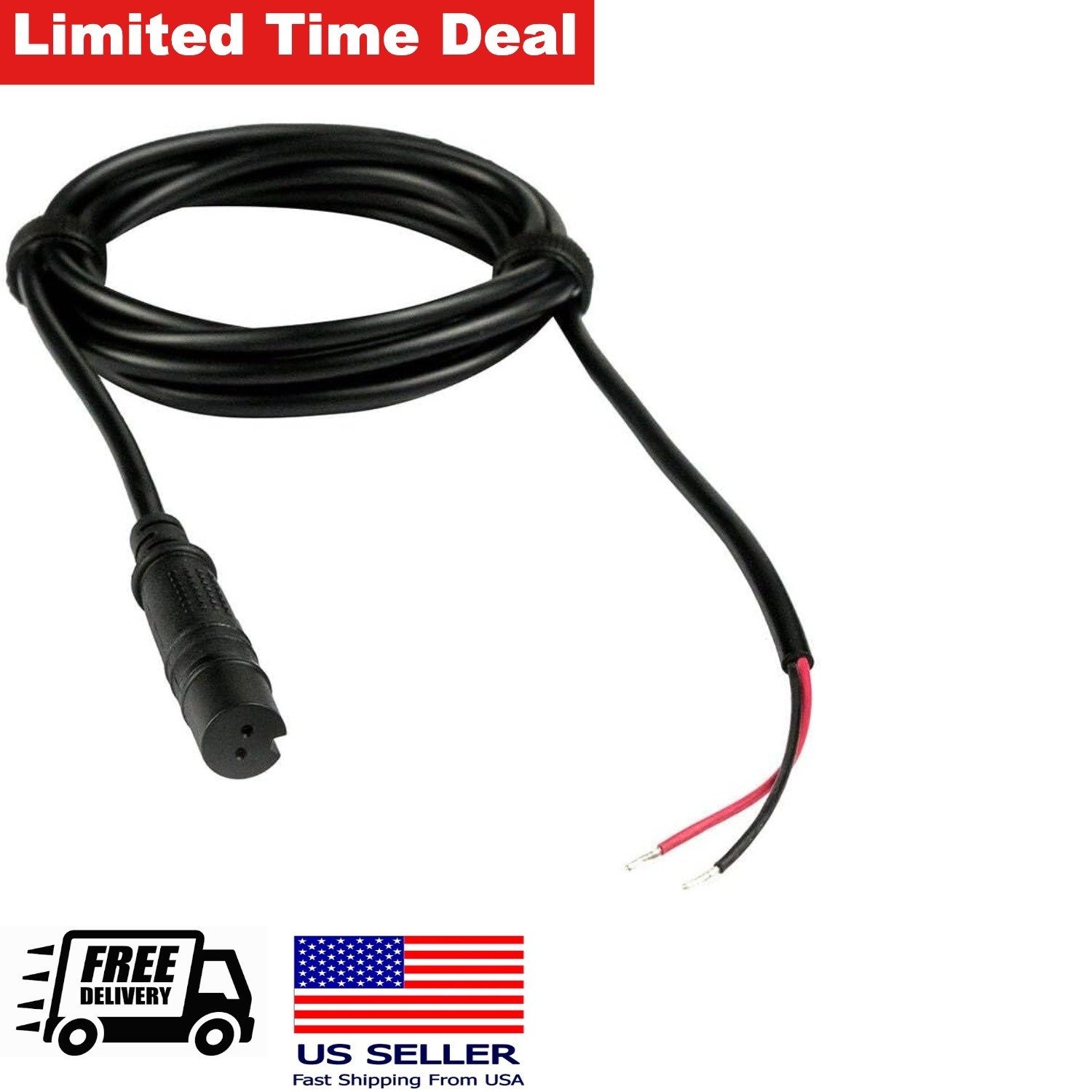 Power Cable for Hook Models 5 7 9 12 Coaxial 4 Pin ATX PVC Copper