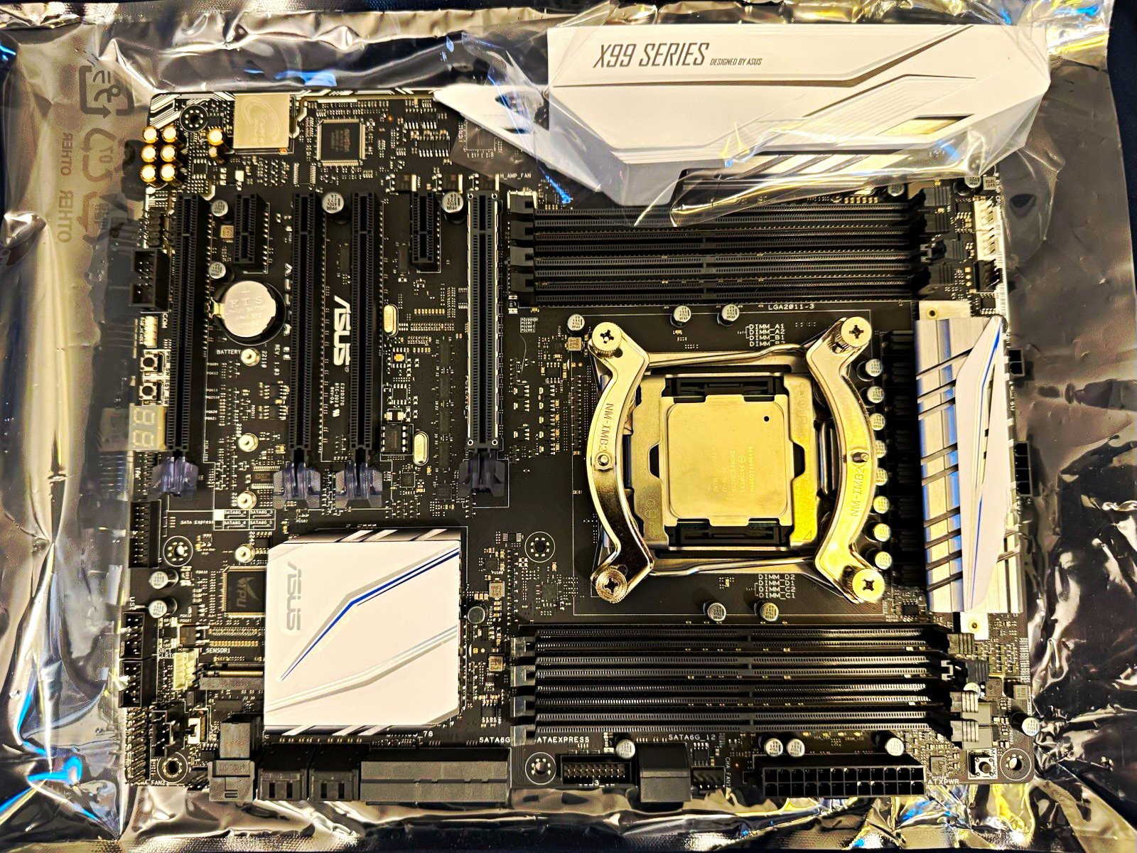 ASUS X99-A II Motherboard + Intel Core i7-6850K CPU Bundle - Untested