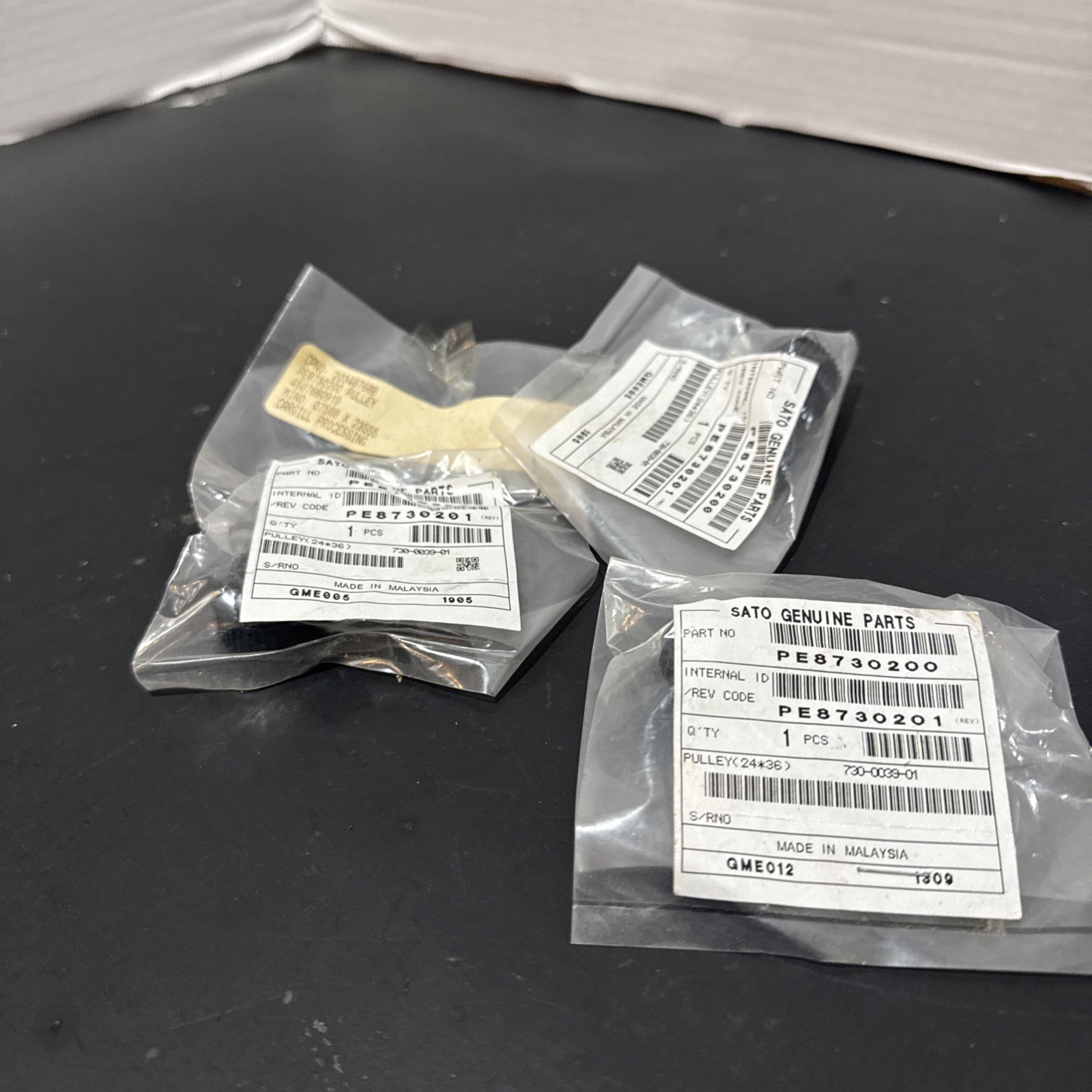 SATO Genuine Parts PE8730200 Printer Pully (Lot Of 3) 