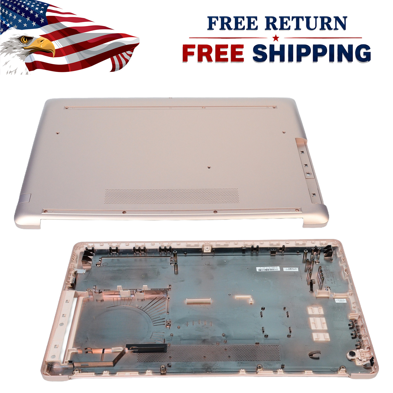 New Rose Gold Bottom Case Base Cover L25492-001 for HP 17T-BY 17-BY 17Z-CA 17-CA