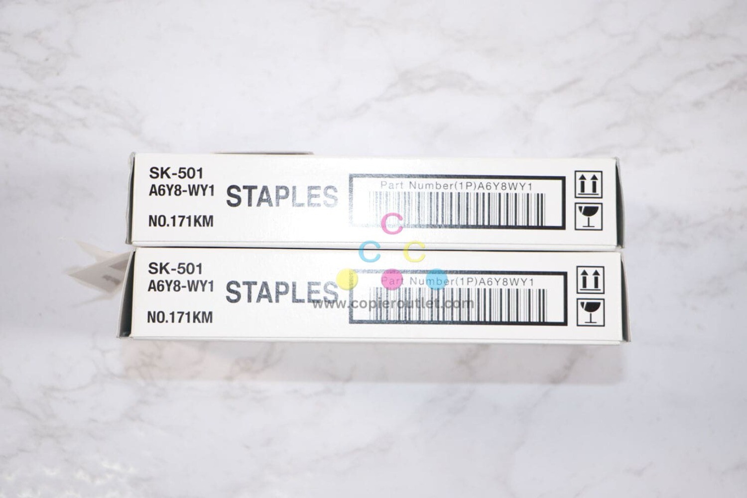 2 OEM Konica Bizhub4050,4750,C3350 Staple Cartridge SK-501(A6WY8WY1 NO.171KM)