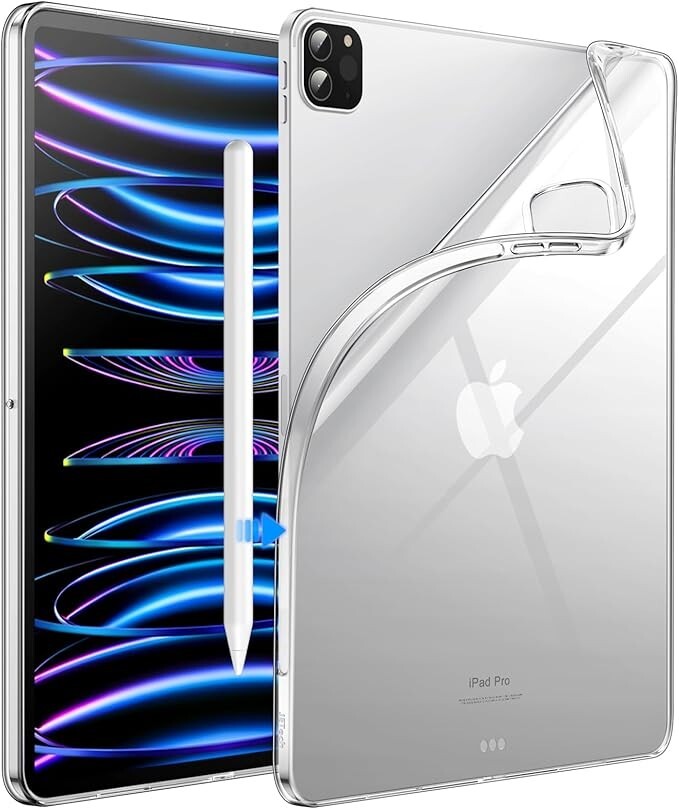Apple iPad Pro (2/3/4) Case JETech Transparent Soft TPU Slim Shockproof NWT