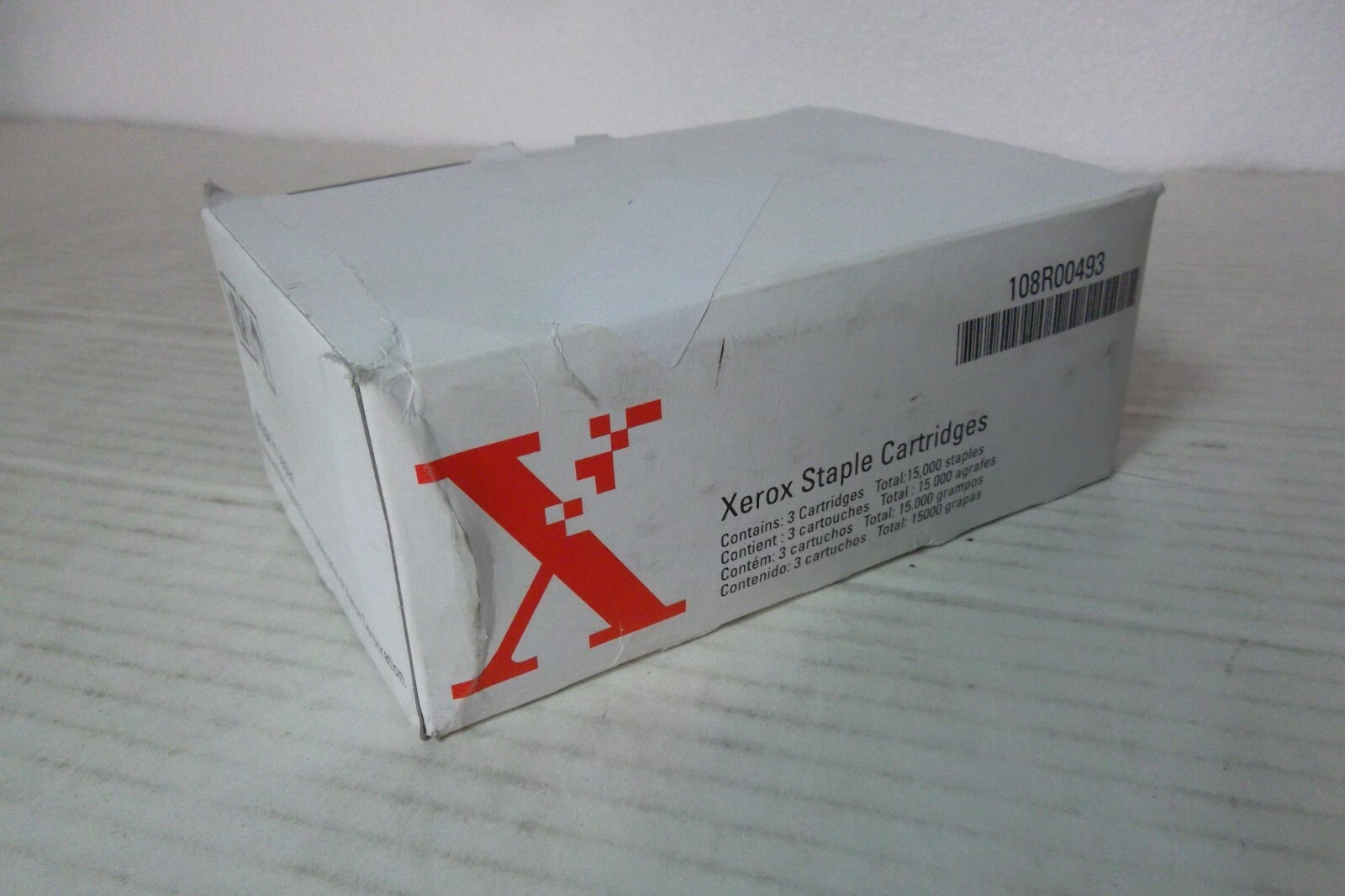 Xerox 108R00493 Staple Cartridge (3-Pack) 15,000 Staples for WC ALT 108R493 NEW