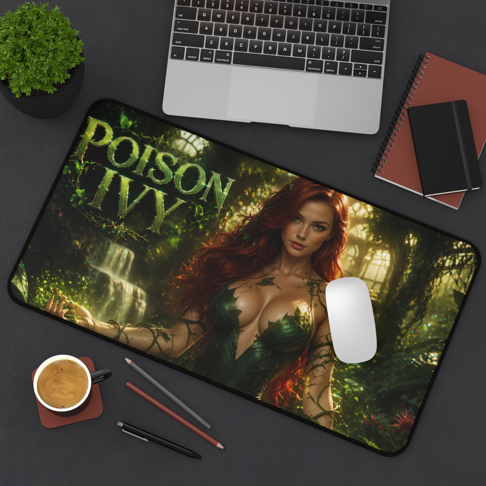 Poison Ivy Mouse Pad, XXL Gaming Desk Mat, Keyboard Pad, Gamer Gift