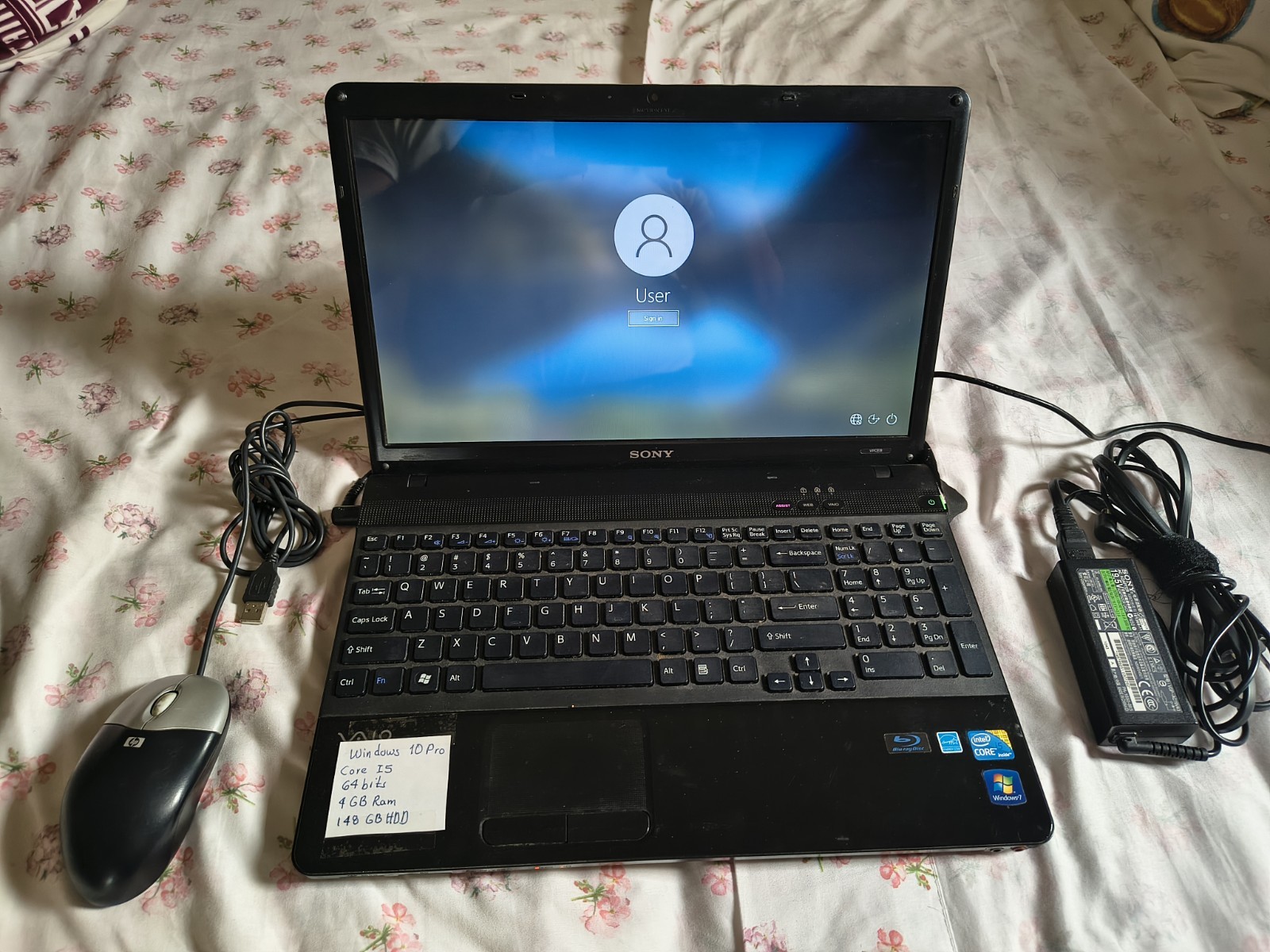 Sony VAIO PCG-71312L 15.5in. (250GB SSD, 2.13GHz, 4GB) Notebook- Core i5 Win 10
