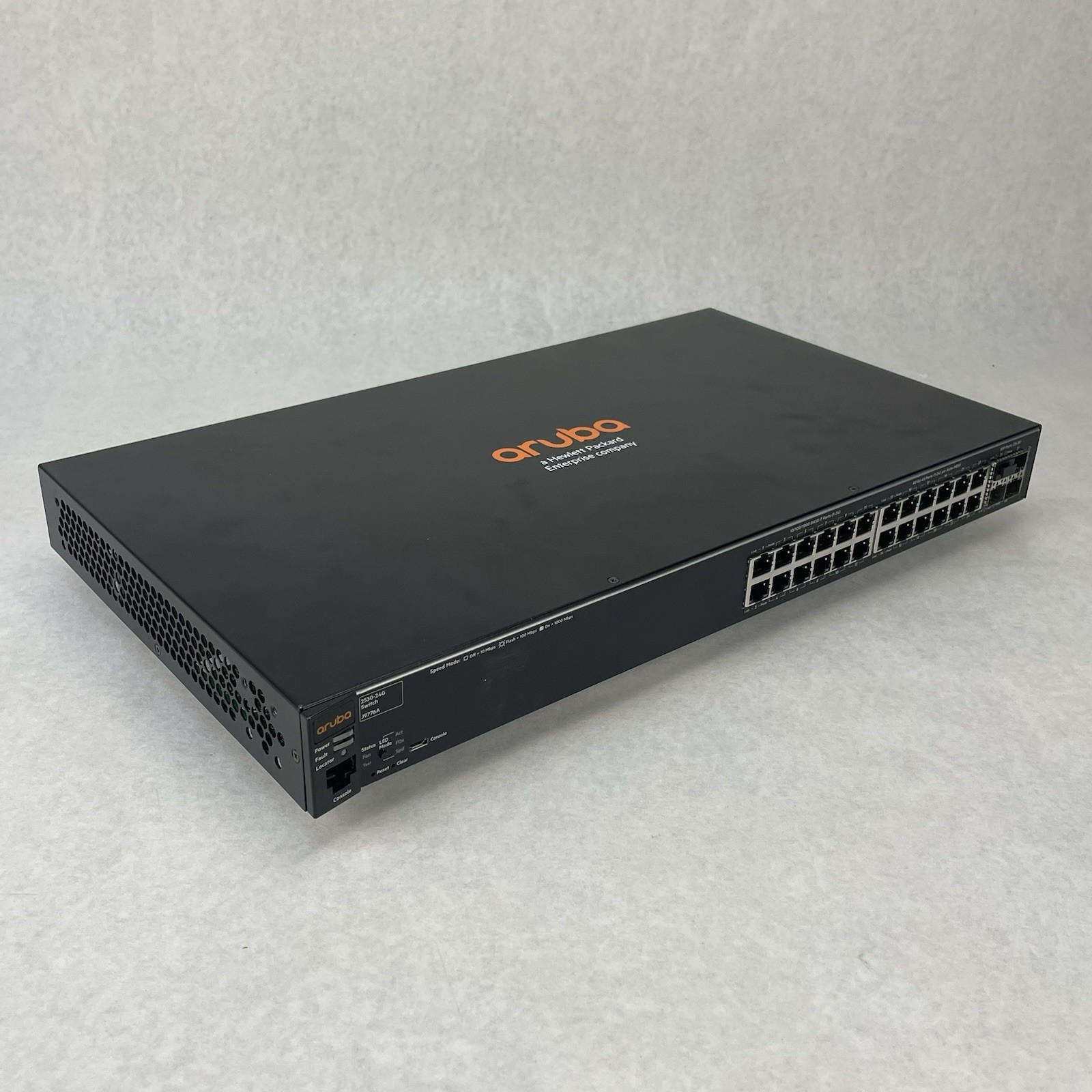 HP Aruba J9776A 24-Port Gigabit Ethernet Tested & Reset