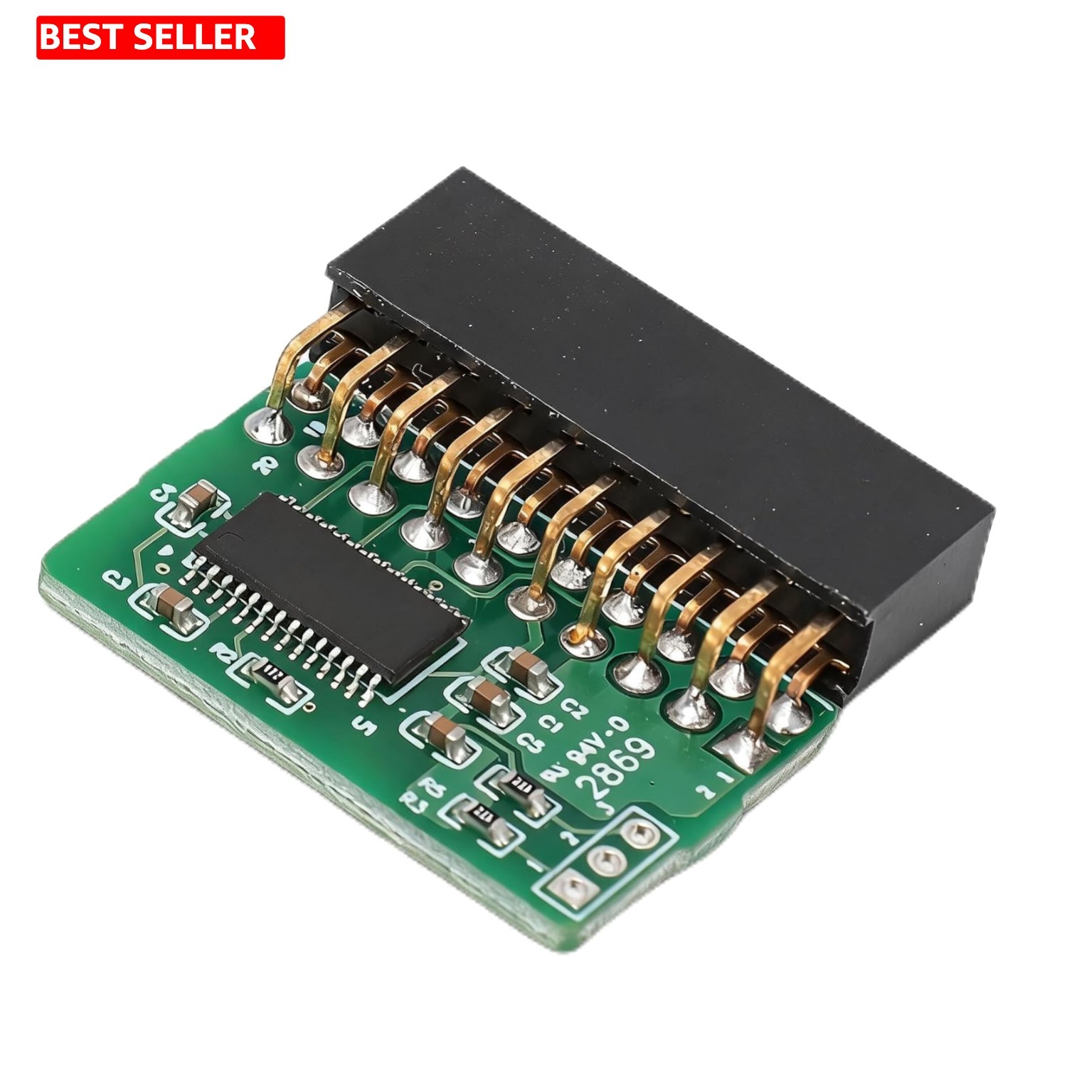 Motherboards 20Pin TPM 2.0 Module Secure System Hardware TCG 2.0 Vertical Green
