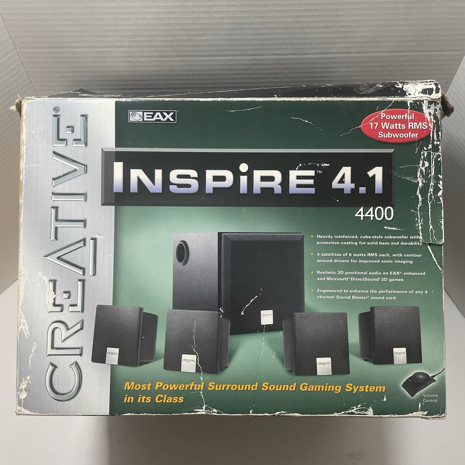 Creative Inspire 4400 4.1 PC Speaker System Subwoofer Open Box