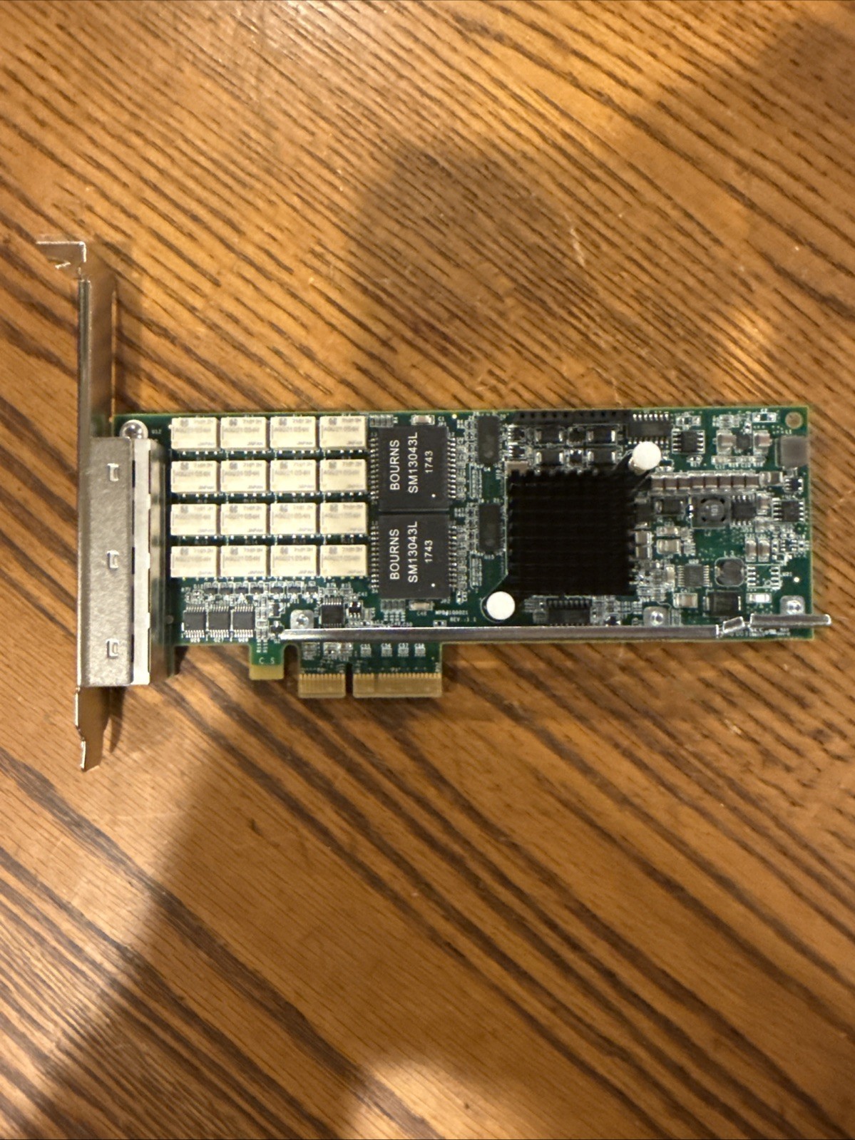 Riverbed Quad Port 1Gb RJ-45 Gigabit PCI Express Bypass Network Card 410-00115-0