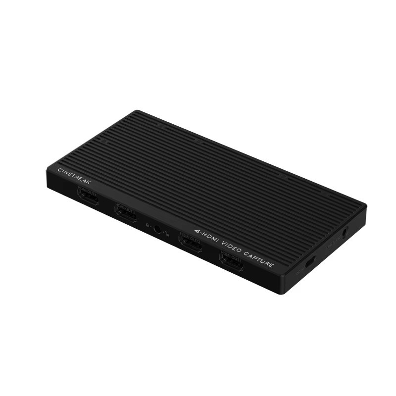 CineTreak CT-4 4K60 4-Ch HDMI to USB-C Capture Card Multi-Camera OBS vMix