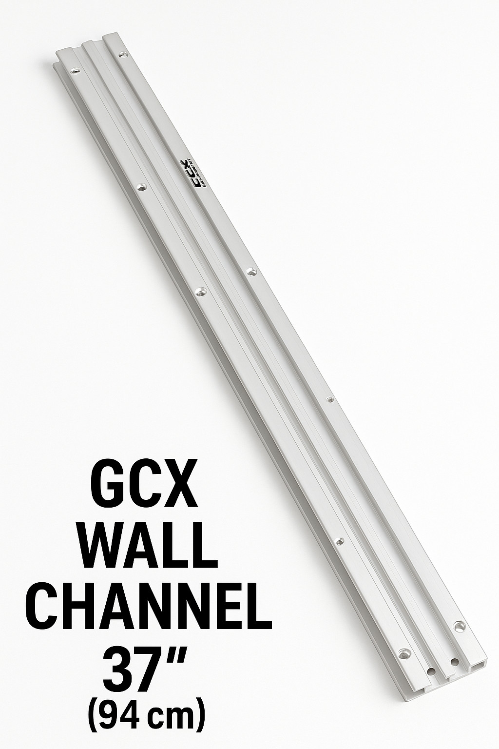 GCX 37” Wall Channel – Aluminum Medical Equipment Wall Mount Rail – New
